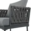 4-teilig Gartenmöbel Set Lounge-Set Sitzgruppe verzinkter Produktbild-Vorschau 19
