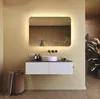 Badkamerspiegel 100x70 cm - afgeronde vorm met Productafbeelding-voorbeeld 9