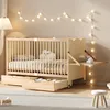 Flieks Gitterbett 70x140cm mit Rollen, Beistellbett Produktbild-Vorschau 2