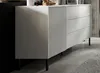 Kommode 3 MIA 145 cm mit geriffelte Fronte mit Schubladen Produktbild-Vorschau 1