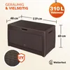 CASARIA® Gartenbox Braun UV-beständig 310L Haltegriffe Produktbild-Vorschau 6
