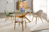home24 Esstisch Rund - Glas / Eiche Massiv Produktbild-Vorschau 2