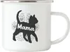 Katzen Mama Emaille-Tasse Katzenbesitzer Katzenmama Produktbild-Vorschau 1