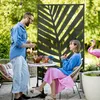 Outsunny balkónová zástěna, rozdělovač místností se vzorem Náhled obrázku produktu 2