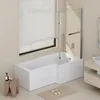 Elara (links) Badewanne 170 x 85 x 53 cm, weiß Produktbild-Vorschau 2