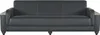 Sofa-Set 3tlg 3-Sitzer 2x Sessel Schwarz Farbe Wohnzimmer Produktbild-Vorschau 2