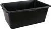 A black rectangular tub or basin is shown from a slightly elevated side angle against a white background. Náhľad obrázku produktu