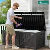 YITAHOME Aufbewahrungsbank 450L, Auflagenbox, Gartenbox mit Produktbild-Vorschau 4