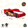 Disney Cars Lightning McQueen-förmiges Kinderbett mit Produktbild-Vorschau 5
