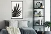 MuchoWow® Gerahmtes Poster Blatt - Pflanze - Minimalismus Produktbild-Vorschau 2