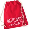 Huuraa Turnbeutel Datteln verliebt 12 Liter Classic Red Produktbild-Vorschau 1
