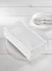serviettes Deauville 51x51 cm coton blanc 4 pièces Voir les images du produit 2