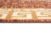 A close-up view of a rug's edge with a geometric pattern. Anteprima dell’immagine prodotto