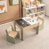 Kindertisch mit 2 Stühlen aus Holz, Kindermöbel Set, Kinder Produktbild-Vorschau 6