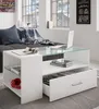 VCM Holz Couchtisch mit ESG-Sicherheitsglas | Sofatisch mit Produktbild-Vorschau 1