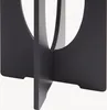 Close-up view of the base of a dark-colored table. Anteprima dell’immagine prodotto