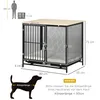 Gabbia per cani PawHut, gabbia per animali domestici, Anteprima dell’immagine prodotto 3