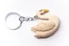Schlüsselanhänger aus Holz - Schwan Produktbild-Vorschau 1