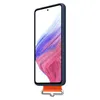 A navy blue phone case with an orange strap attached to the bottom, shown against a white background. Náhľad obrázku produktu