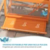 Dreitš¹rige Vogelvoliere mit Haus, Leiter und Tablett, aus Produktbild-Vorschau 5