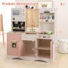 Cucina per bambini COSTWAY con accessori da cucina, cucina Anteprima dell’immagine prodotto 2
