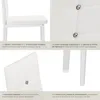 Lot de chaises avec strass - blanc, Lot de 6 Voir les images du produit 4