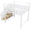 Letto a castello in metallo MODFU, 140 x 200 cm, letto per Anteprima dell’immagine prodotto 6