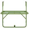 vidaXL Balkontisch Grün 60x40 cm Stahl Produktbild-Vorschau 11