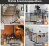 ACXIN Krbová bezpečnostní branka kovová s dvířky 300 cm Náhled obrázku produktu 7
