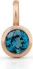 Orolino Anhänger 585/- Gold 1,1cm rot Blautopas blau Produktbild-Vorschau 1