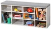 KESPER Botník met zitbank, 1035 x 48 x 295 cm, wit, Productafbeelding-voorbeeld 4