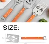 7-in-1 Grillspatel Edelstahl mit Holzgriff, BBQ Produktbild-Vorschau 2