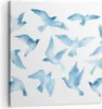 Bild auf Leinwand - Leinwandbild - Vögel digital Wolke Produktbild-Vorschau 1