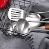 5-teiliges Küchenhelfer-Set aus Edelstahl mit Pfannenwender Produktbild-Vorschau 4