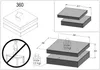 Konferenční stolek TURN 78 x 78 cm otočná deska optic bílá Náhled obrázku produktu 5