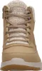 Front view of a tan Skechers boot. Voir les images du produit