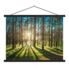 MuchoWow® Textilposter Sonne - Bäume - Landschaft - Gras Produktbild-Vorschau 1