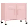 vidaXL Armadio rosa 60x35x56 cm in acciaio Anteprima dell’immagine prodotto 1