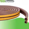braune EPDM-Gummi D-Profil Dichtung 9x8mm für Fenster & Produktbild-Vorschau 4