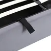 Bekleed bed 160 x 200 cm van fluweel met bedbox met Productafbeelding-voorbeeld 14