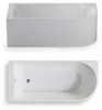 Corciano Vorwandbadewanne Pula Links 160x75 cm Weiß | Produktbild-Vorschau 12