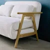 sweeek - 2-Sitzer Schlafsofa aus Heveaholz mit Produktbild-Vorschau 5