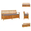 vidaXL Truhenbank mit Kissen 170 cm Massivholz Akazie -  Produktbild-Vorschau 1
