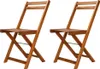 vidaXL 3dílný bistro set Skládací z masivního dřeva Akácie Náhled obrázku produktu 2