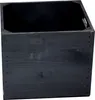 Schwarze Holzkiste für Kallax Regale 33cm x 37,5cm x 32,5cm Produktbild-Vorschau 3