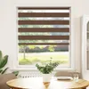 vidaXL Dvojitá roleta Hnědá 100x100 cm Šířka látky 95,9 cm Náhled obrázku produktu 1
