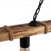 Hängelampe Metall E27 H: max. 85 cm geflammtes Holz Schwarz Produktbild-Vorschau 5