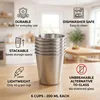 Nerezové hrnky pro děti, sada 6 ks, 200 ml, lehké a odolné Náhled obrázku produktu 3