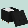 Pouf Relaxdays con vano portaoggetti, imbottito, A x L x P: Anteprima dell’immagine prodotto 5