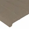 vidaXL LED Kopfteil Taupe 93x16x118/128 cm Stoff -  Kopf- & Produktbild-Vorschau 13